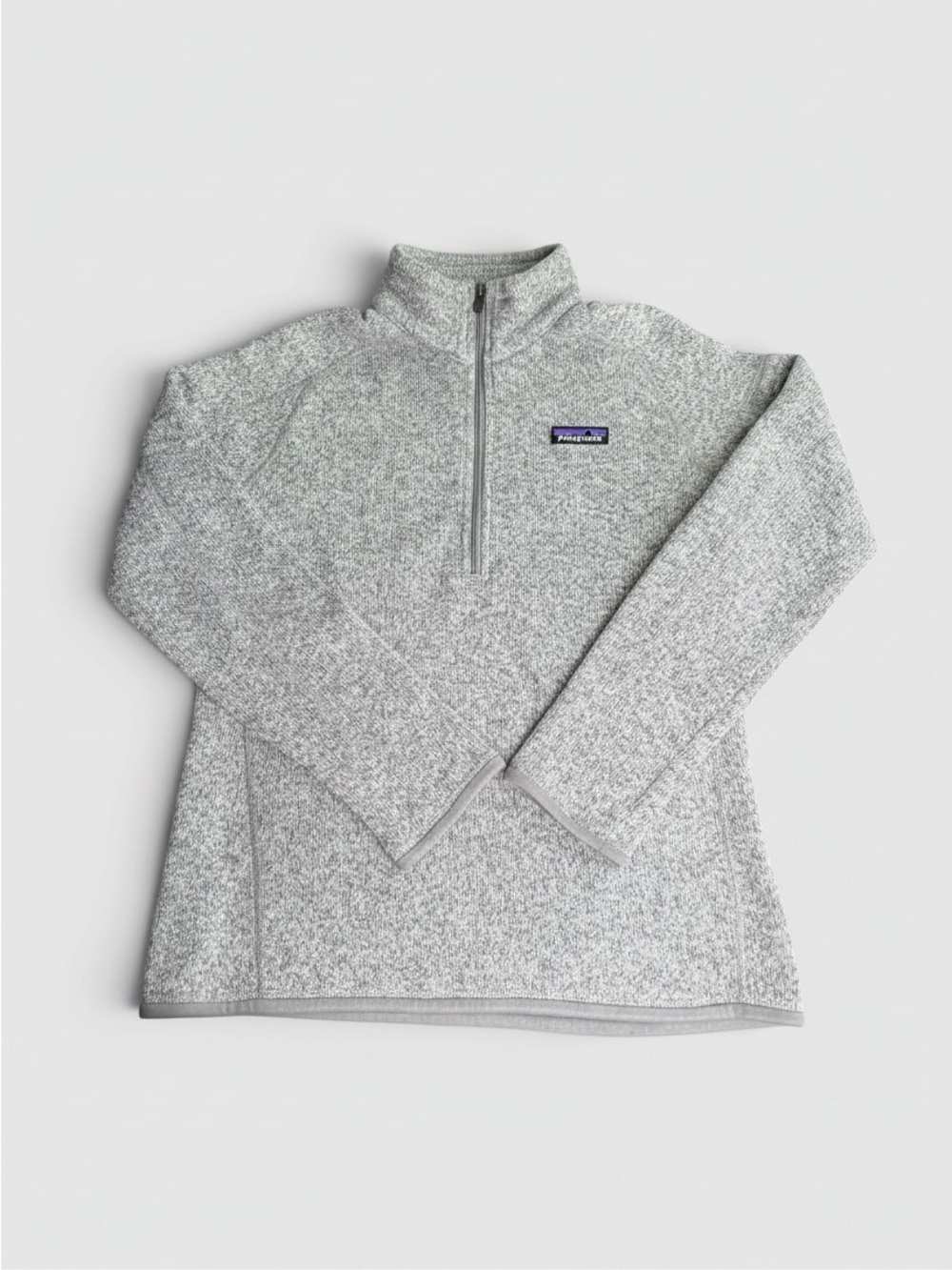 Patagonia Better Sweater 1/4 Zip Pullover Women’s Small Gray Fleece Knit Jacket